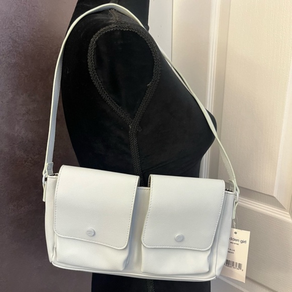 Madden Girl Light Blue Crossbody Bag